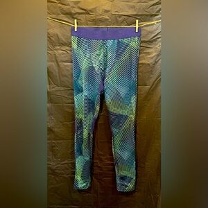 Blue and green leggings